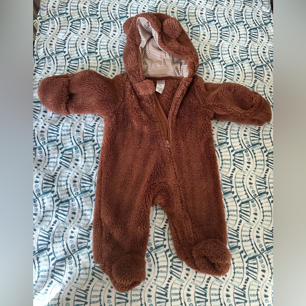 Carters Sherpa Bear Suit 3 months